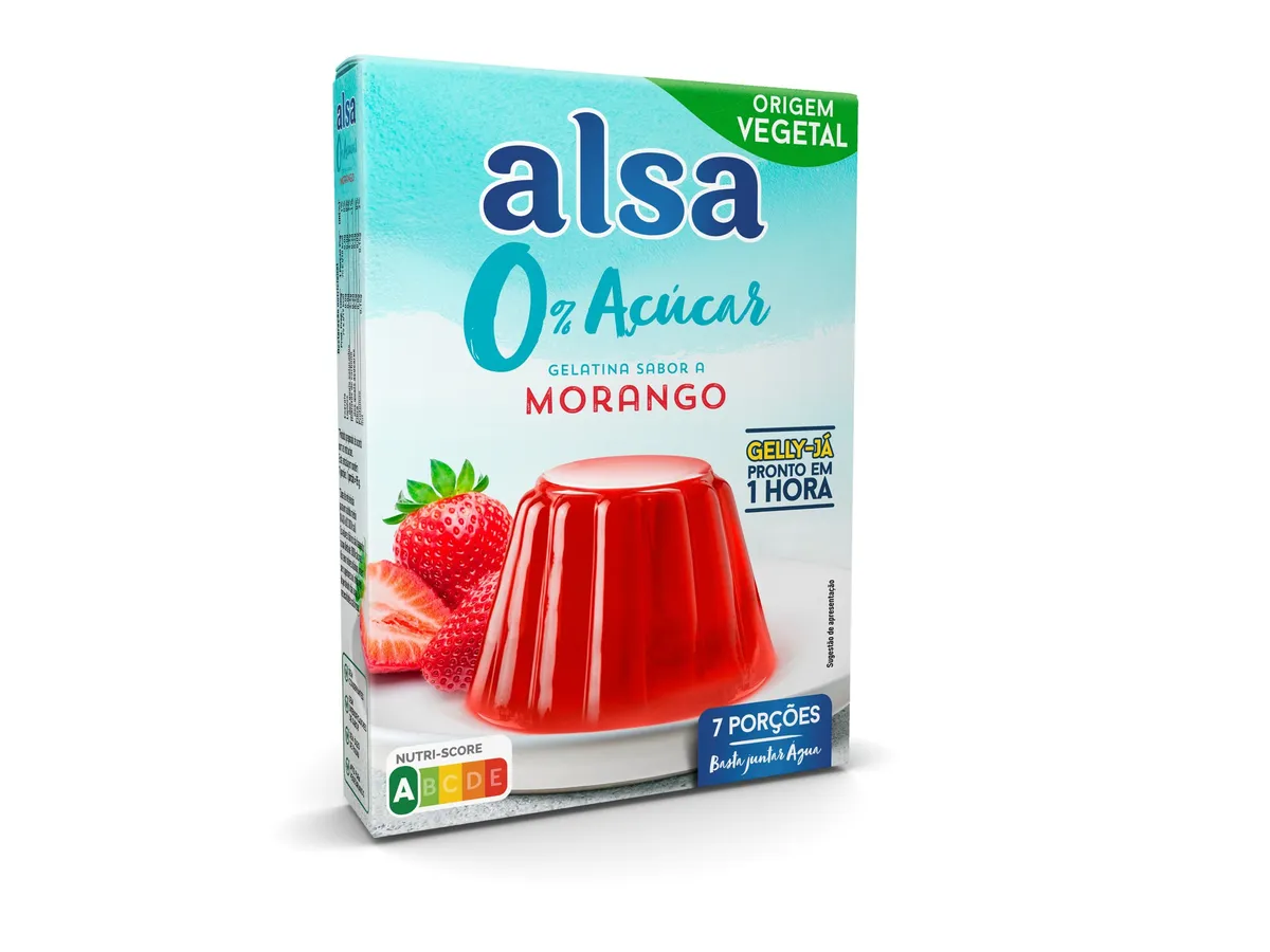 Gelatinas ALSA 0% morango 42 g