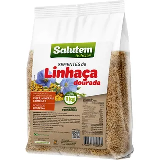 Sementes de Linhaça Dourada, emb. 1 kg Salutem