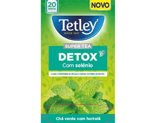Chá Tetley verde detox selinium 20 saquetas