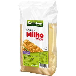 Farinha de milho, 500g Salutem