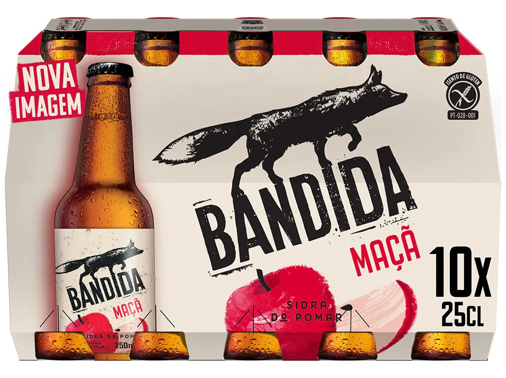Sidra Bandida maçã 10 x 0,25 L