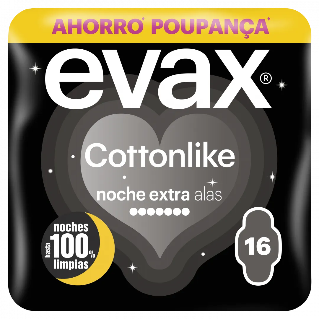 Pensos Higiénicos Cottonlike Noite Extra com Abas