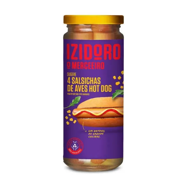 Salsichas de Aves Hot Dog