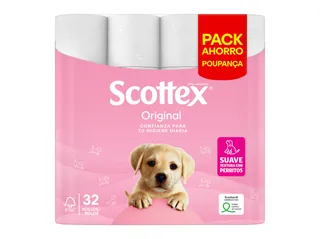 Papel higiénico Scottex original 32r