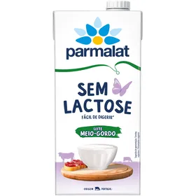 Leite UHT Meio Gordo sem Lactose Parmalat