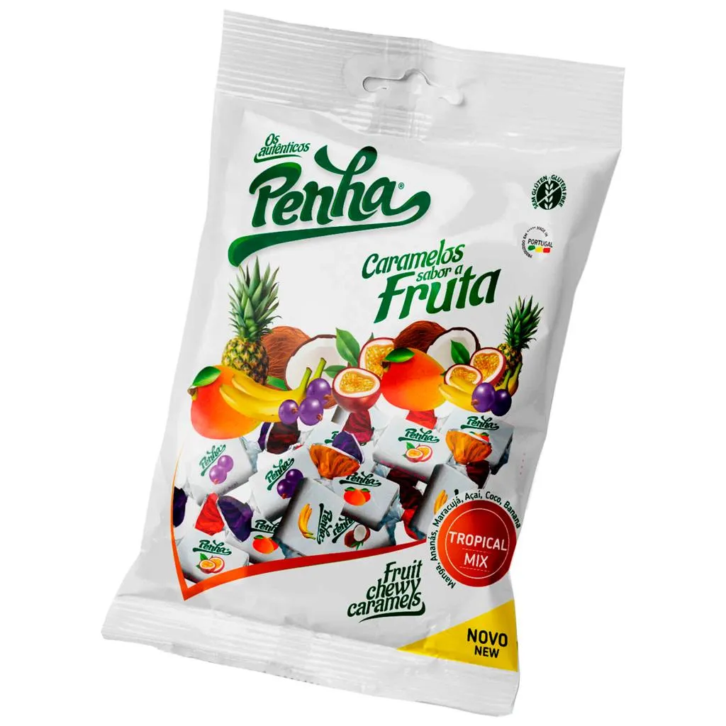 Caramelos de Frutos Tropicais, emb. 250 gr