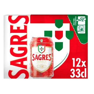 Cerveja em lata Sagres