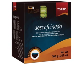Cápsulas Torrié café descafeinado dolce gusto 16un