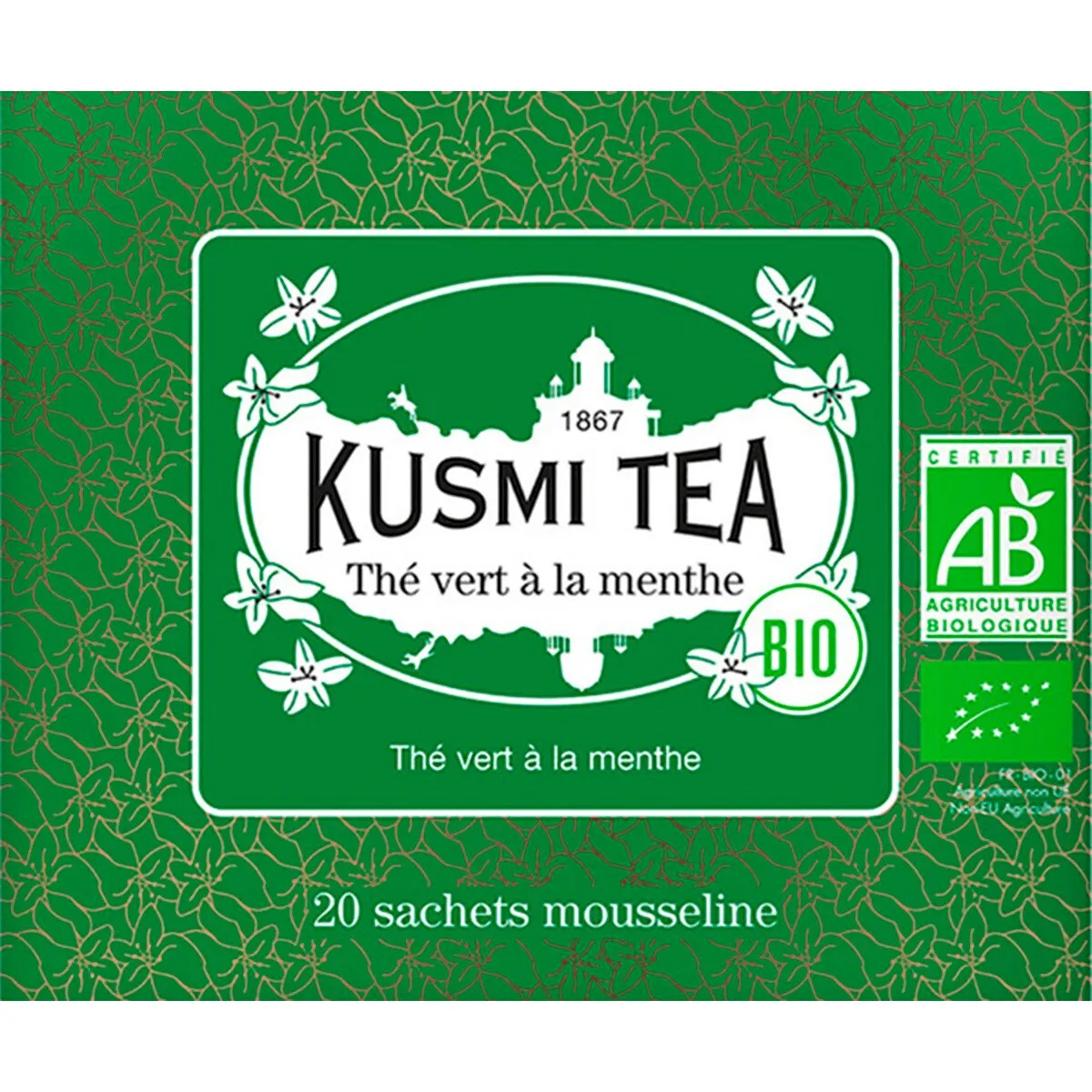 Chá Verde e Menta 20 saquetas 44 g