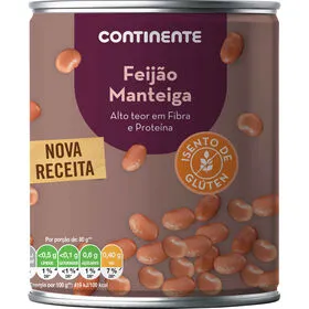 Feijão Manteiga Cozido Continente