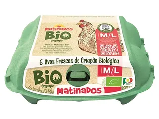 Ovos Matinados bio classe m/l meia dúzia