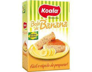Preparado Koala bolo sabor banana 435 g