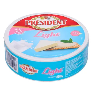 Queijo fundido light, 250 g Président