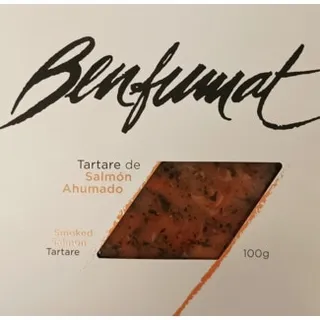 Tártaro de Salmão Fumado unidade 100 g - Benfumat