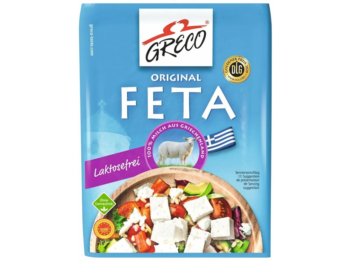 Queijo feta dop Greco sem lactose 130 g