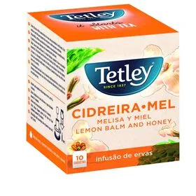 Infusão Cidreira e Mel Saquetas Tetley