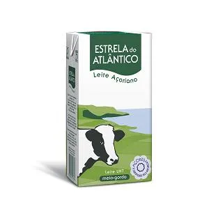 Leite UHT Estrela do Atlântico Meio Gordo 1L