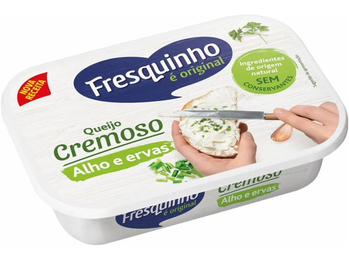 Queijo para barrar Fresquinho alho & ervas 125 g