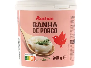 banha auchan de porco 940g