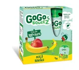 Saqueta de Fruta Gogo Squeez Maçã e Banana 4x90 g