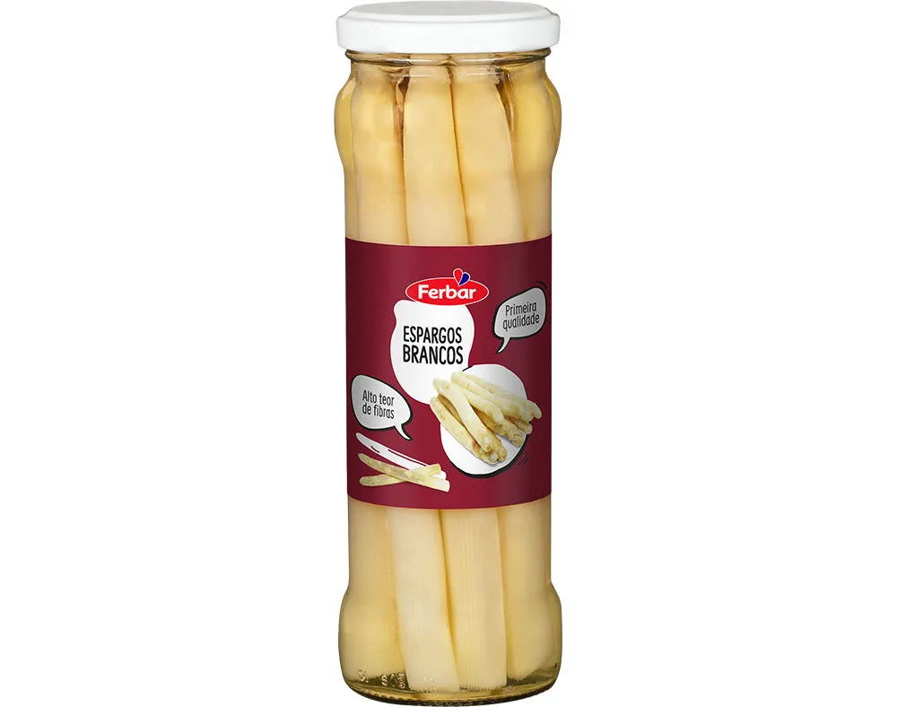 Espargos brancos Ferbar 345(205)g