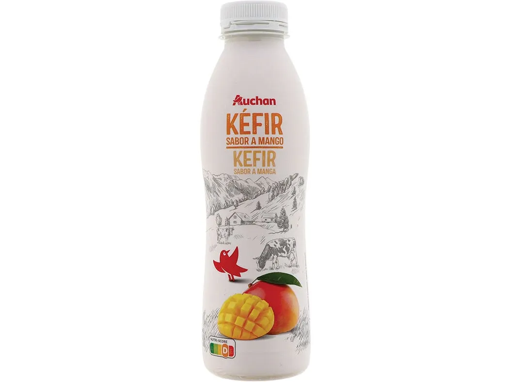 Kefir líquido Auchan manga 500 g