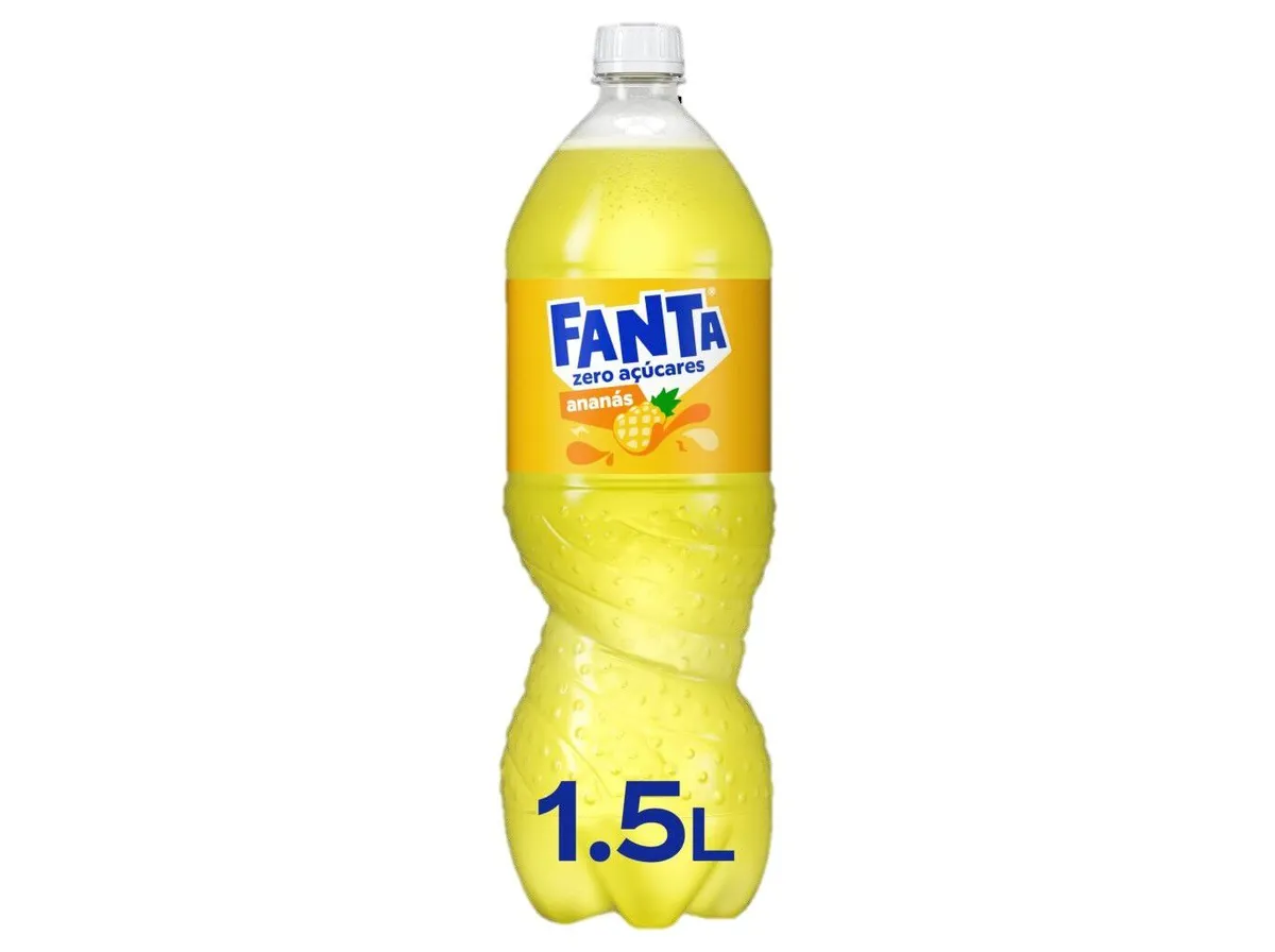 Refrigerante com gás Fanta ananás 1,5 L