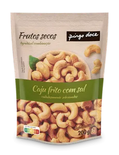 Caju Frito com Sal Pingo Doce