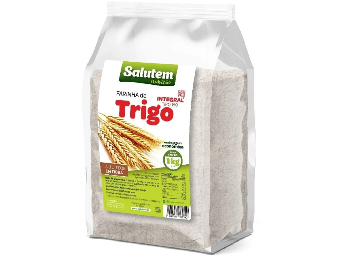 Farinha Salutem trigo integral 1 kg