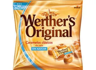 Caramelos werther's original Storck sem açúcar 90 g