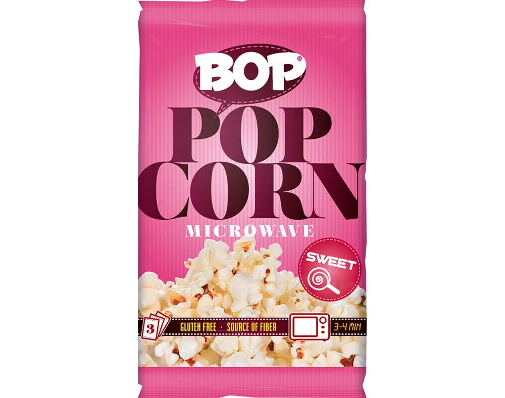 Pipocas BOP micro ondas doces 90 g