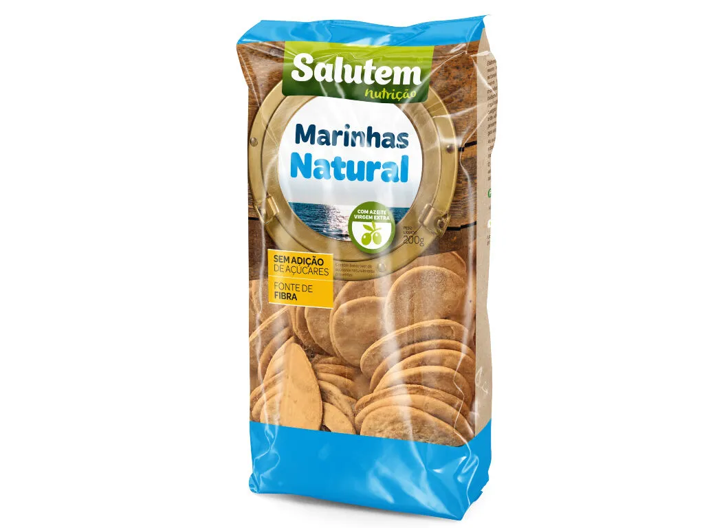 Bolachas Salutem marinhas naturais 200 g