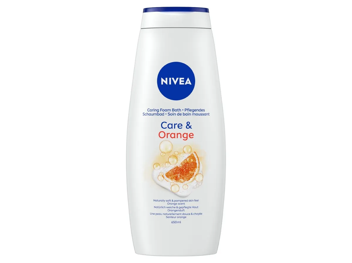 Gel de banho Nivea care & orange 650 ml