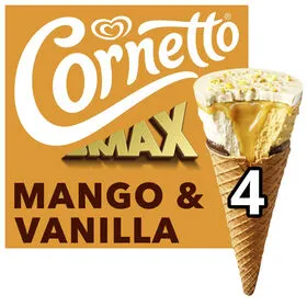Gelado Cone Manga e Baunilha Cornetto