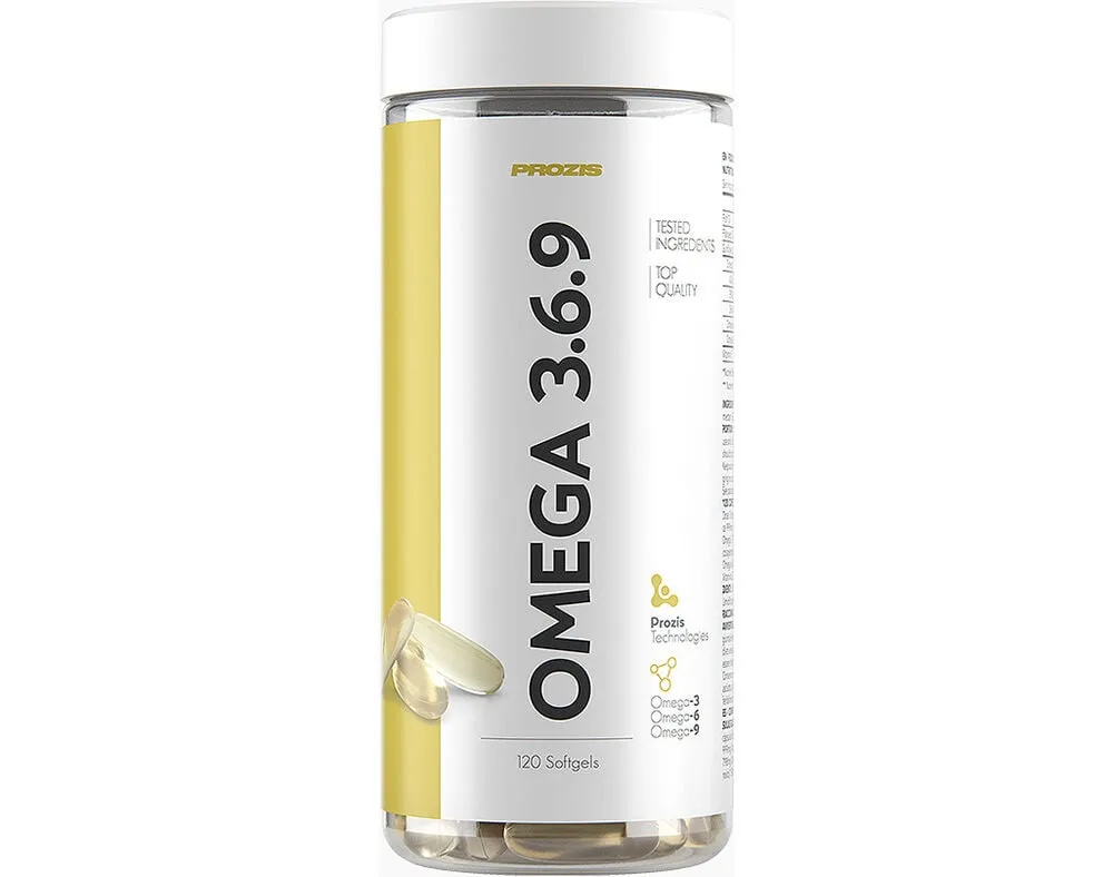 Suplemento Prozis ómega 3 6 9 120 caps