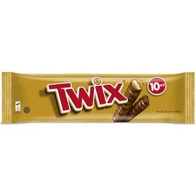 Snack de Chocolate com Biscoito e Caramelo Twix