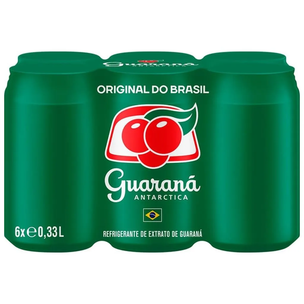 Refrigerante com Gás Guaraná, emb. 6 x 33 cl
