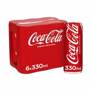 Coca-Cola Original Lata Volta 6x33cl