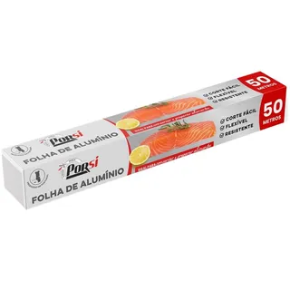 Papel Alumínio 50m PorSi
