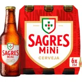 Cerveja pack 6 unidades embalagem 25 cl - Sagres