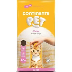 Ração para Gato Júnior Frango Continente Pet