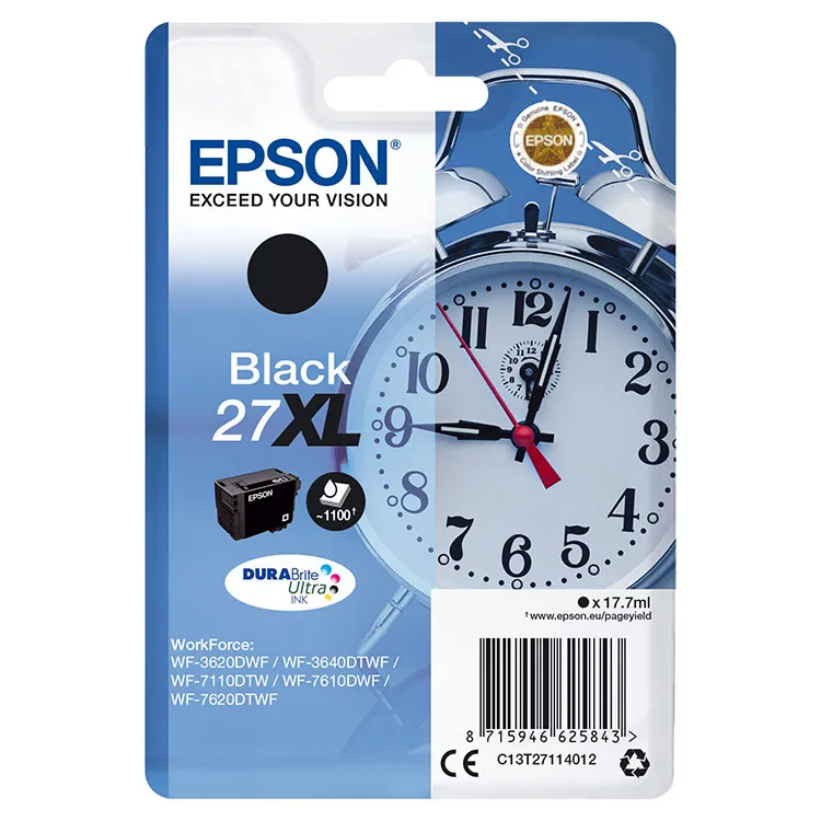 TINTEIRO EPSON 27 XL PRETO