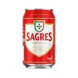 Cerveja com Álcool Sagres Lata 33cl