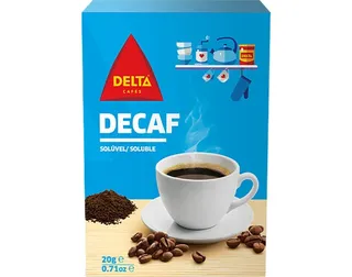 Café Delta solúvel descafeinado doses 10 x 2 g