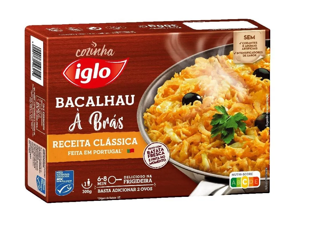 Bacalhau à brás IGLO 300 g