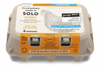Ovos de Solo Classe L Pingo Doce