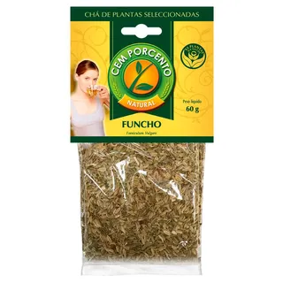 Chá funcho, embalagem de 60g Cemporcento