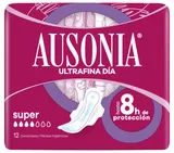 Penso higiénico Ausonia super abas 12 unidades