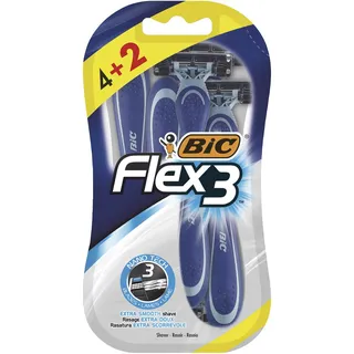 Máquina de barbear descartável Comfort Flex 3 Bic
