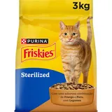 Ração para Gato Adulto Esterilizado Peru e Legumes Purina Friskies